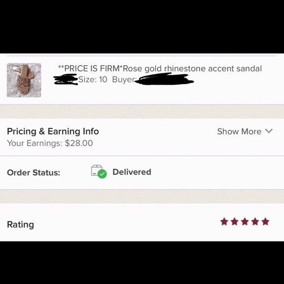 ‼️PRICE IS FIRM‼️Ros gold bling embellished sandal - Picture 5 of 5